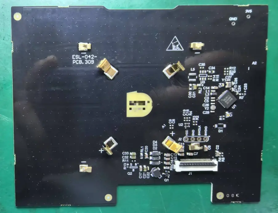 1,13/1,54 tommers EPD Elektroniske hylleetiketter PCB 2,4 GHz for supermarkeder og butikker e blekkbrett