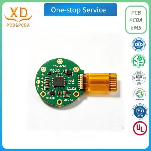 CGM PCBA Assembly &ndash; Continuous Glucose Monitor Medical PCBA Produsent