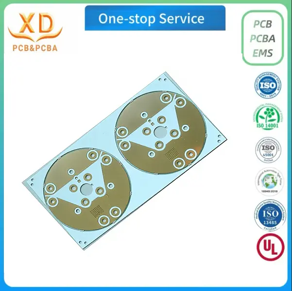 Panelisert rund LED aluminium PCB-produsent i Kina for masseproduksjon